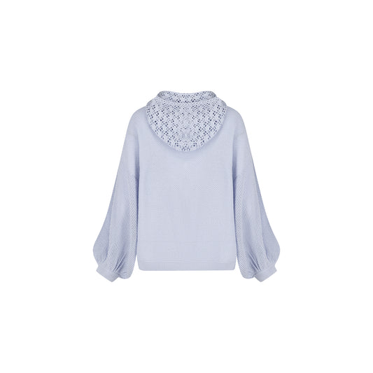 Bonnie Crochet Hood Jumper