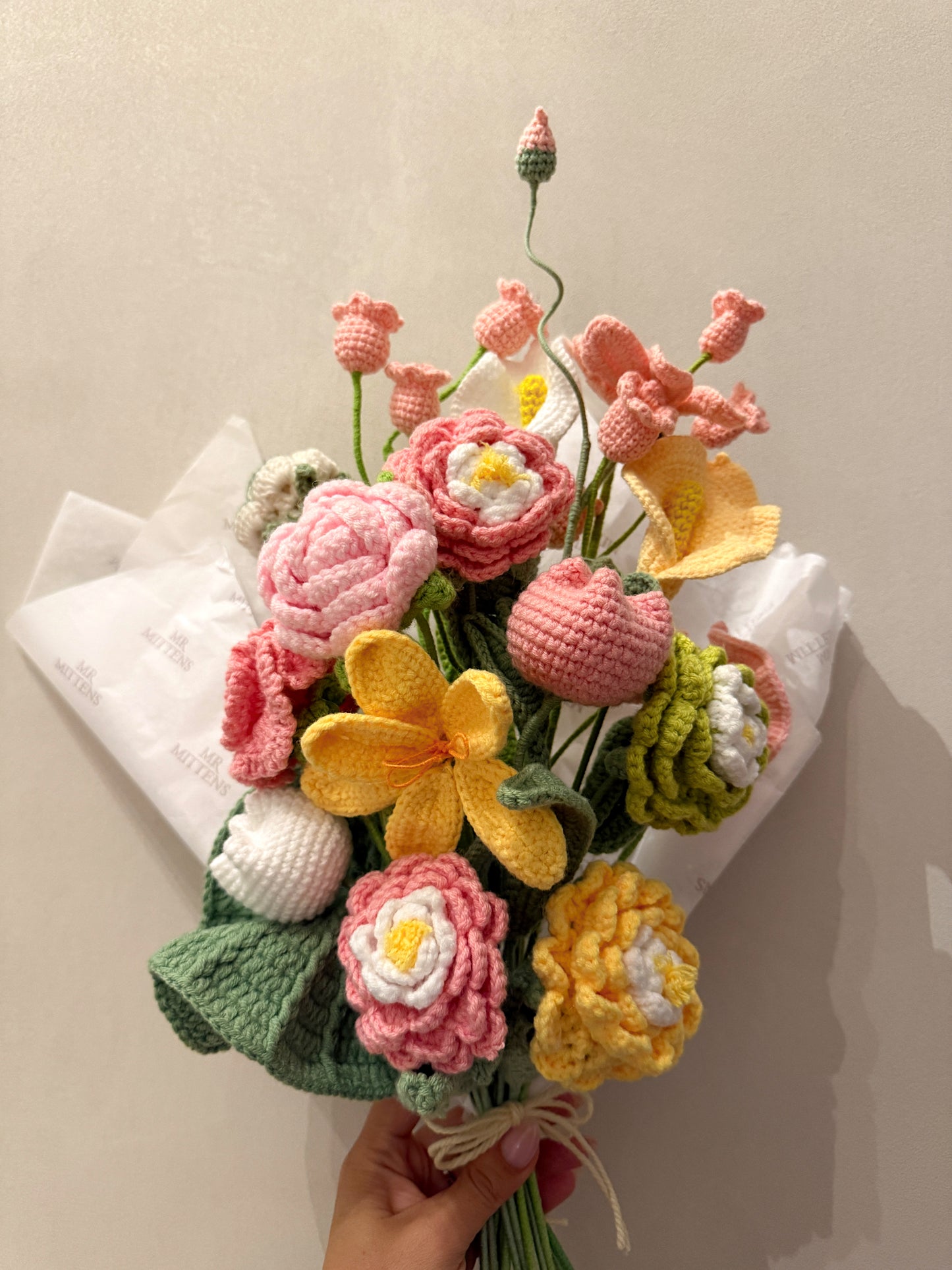 Flowers xl pink & yellow option 1