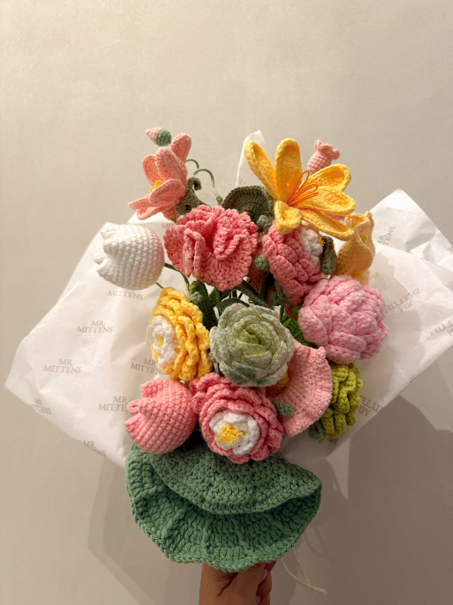 Flowers xl pink & yellow option 3