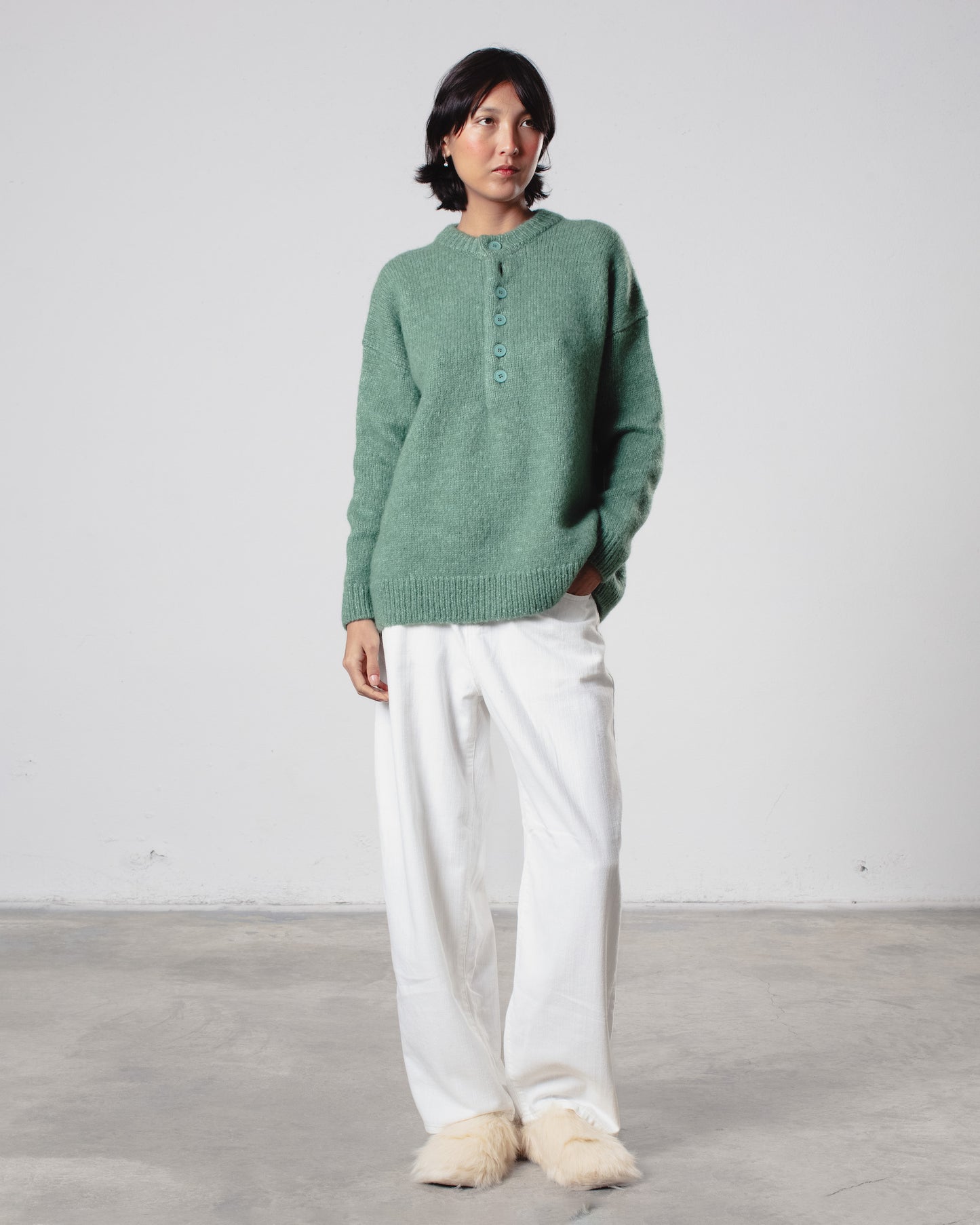 LEXA BUTTONED JUMPER