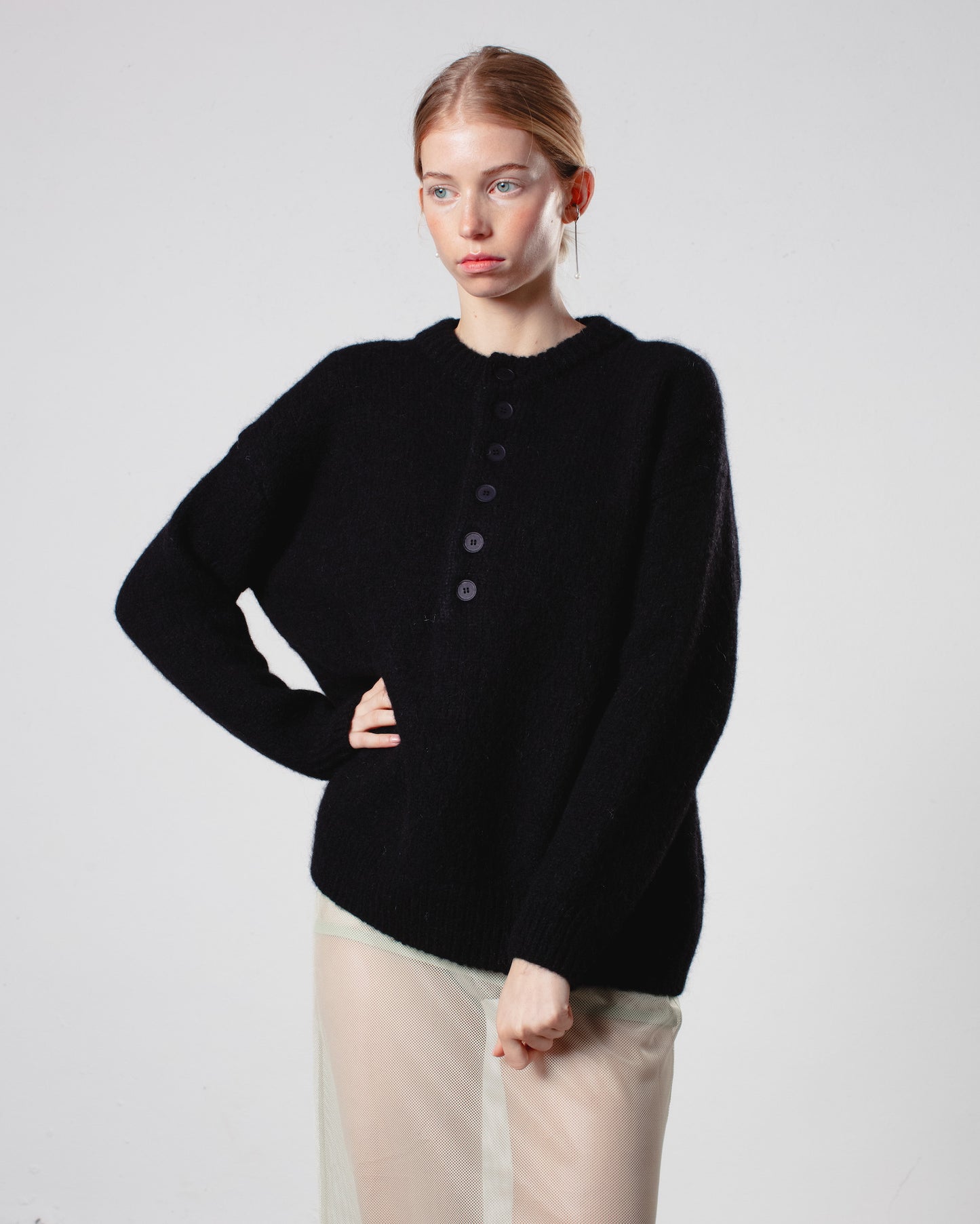 LEXA BUTTONED JUMPER
