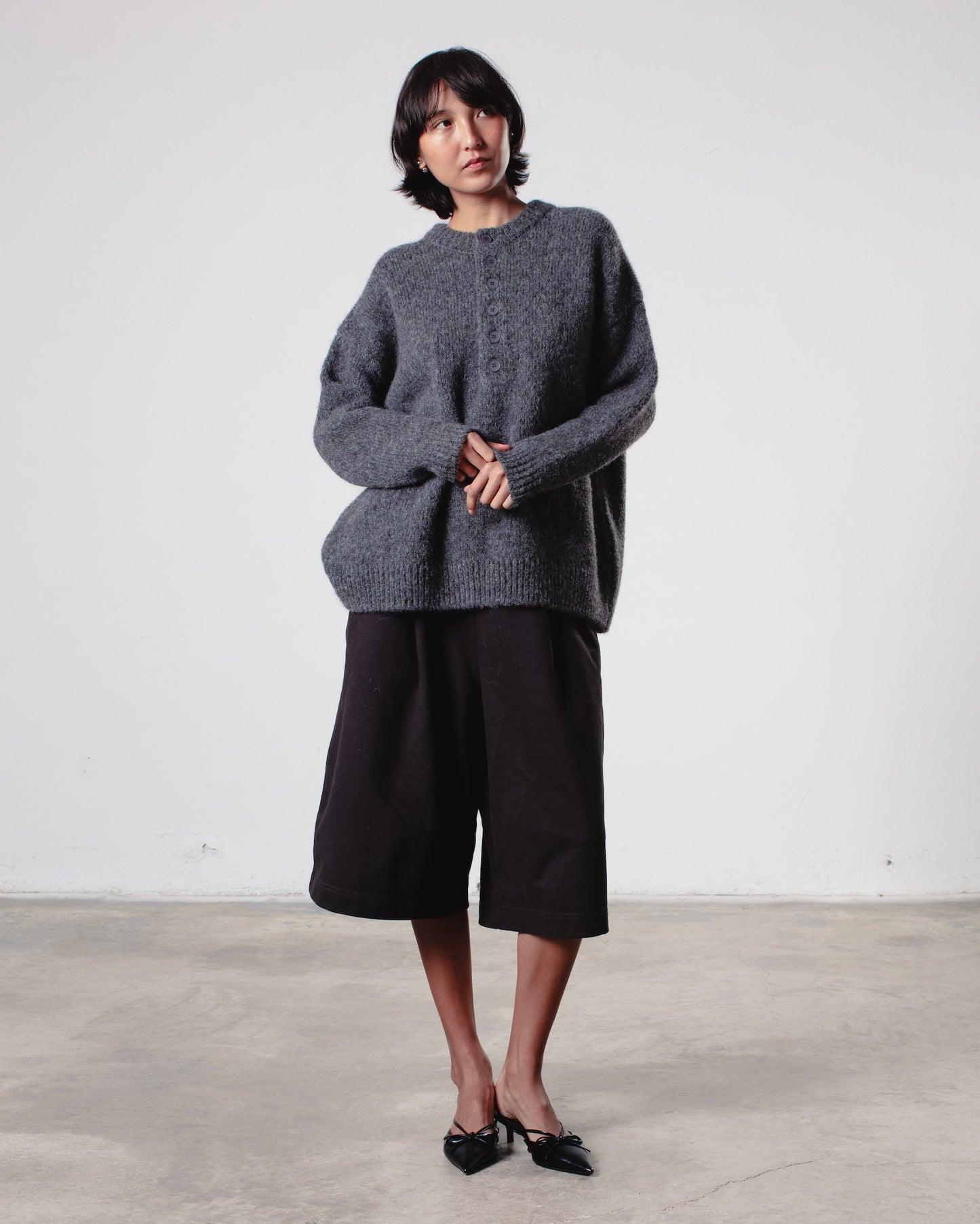 LEXA BUTTONED JUMPER