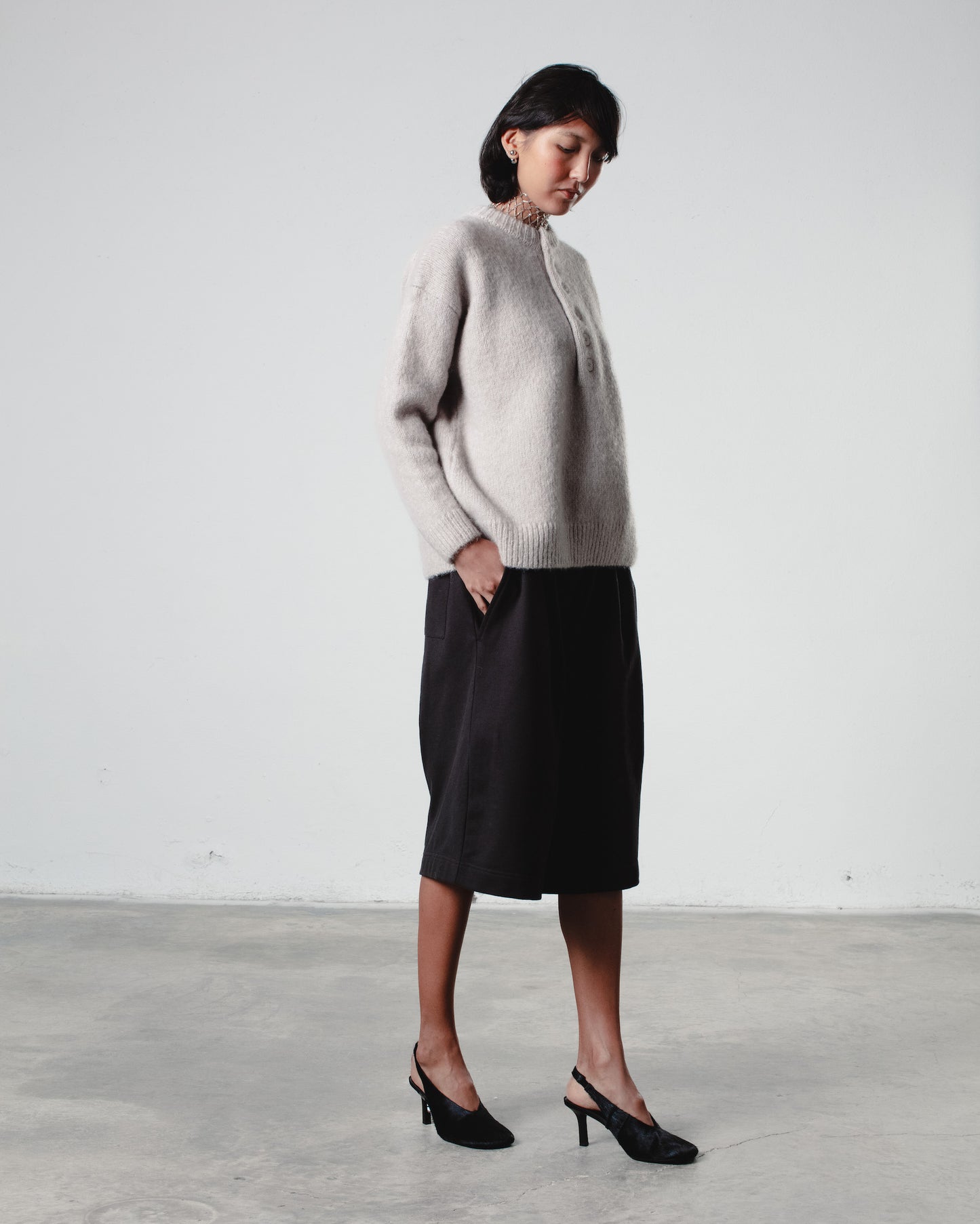 LEXA BUTTONED JUMPER