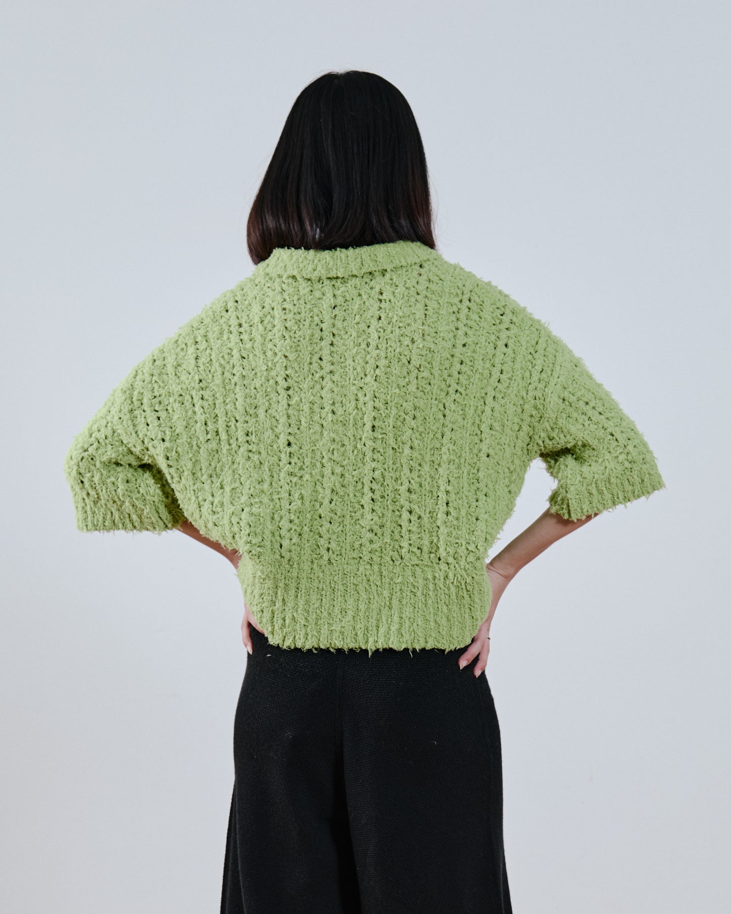 Clara Buttoned Knit Polo