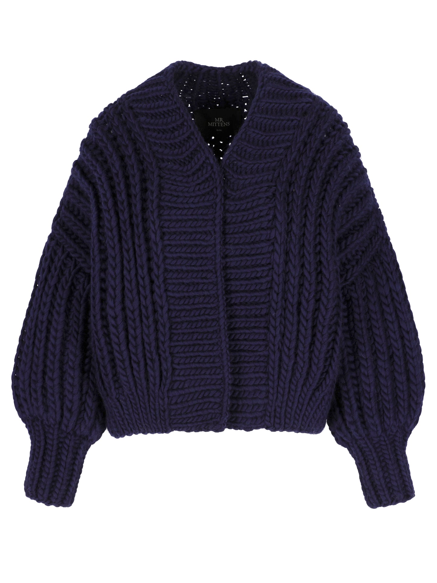 CROPPED FISHERMAN CARDIGAN