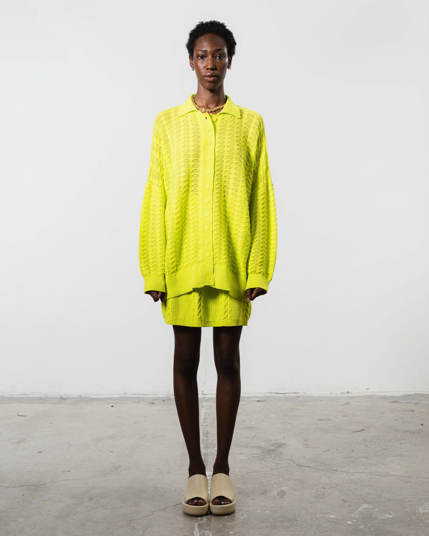 MELVIE CABLE SKIRT - ARCHIVE