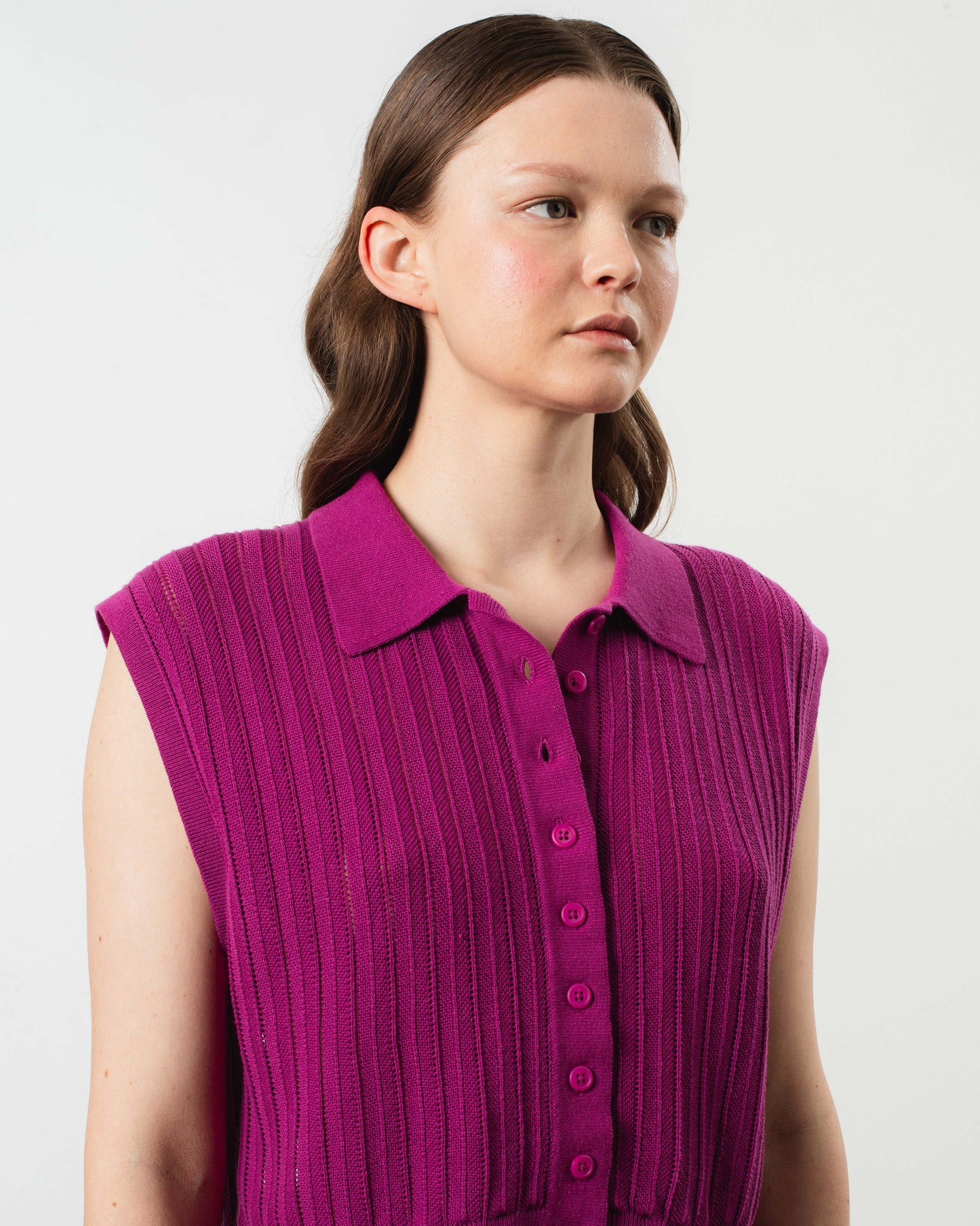 THEO LACE POLO TOP - ARCHIVE