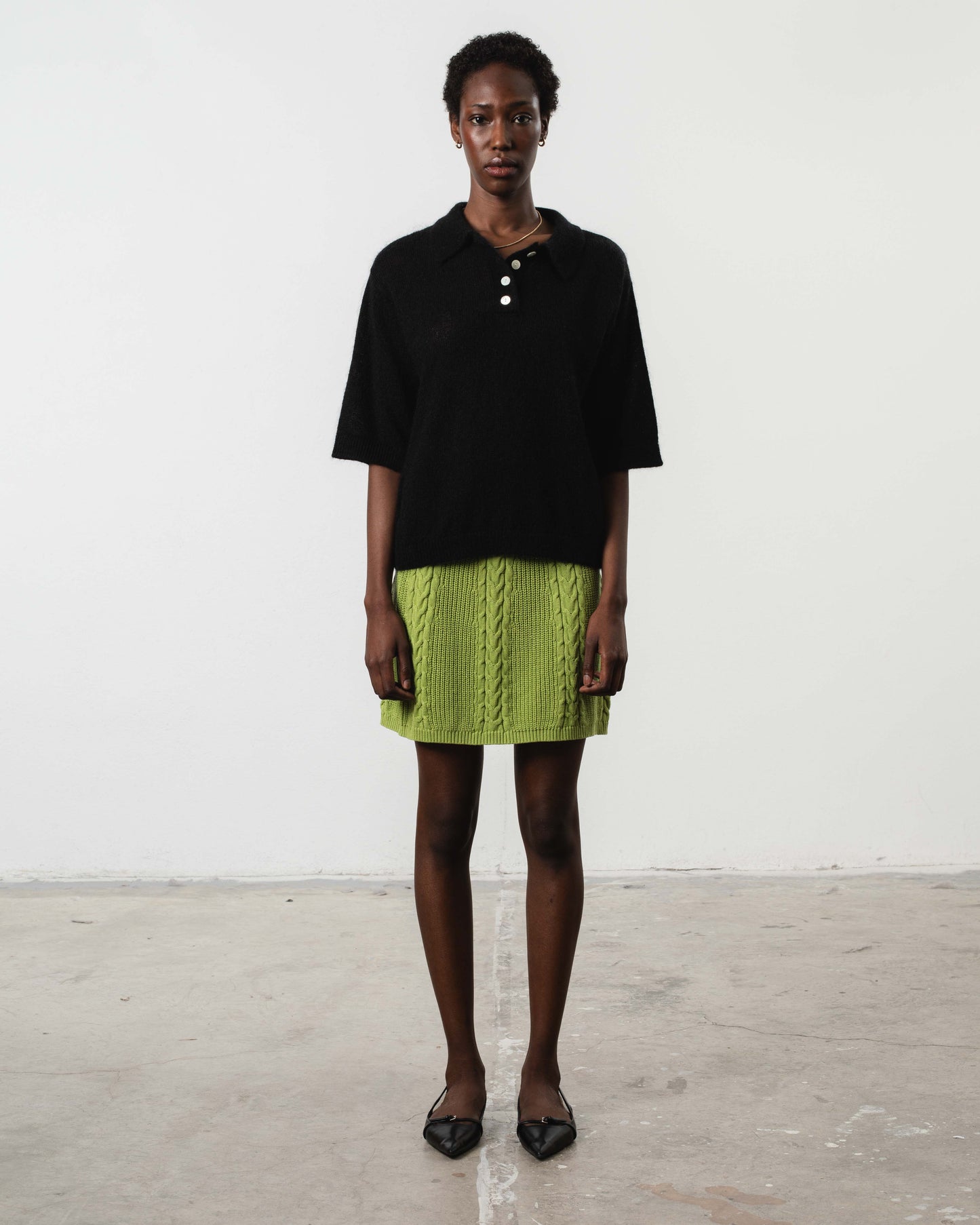 MELVIE CABLE SKIRT - ARCHIVE