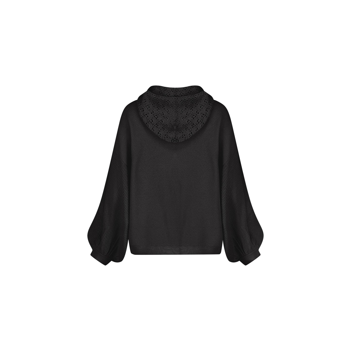 Bonnie Crochet Hood Jumper