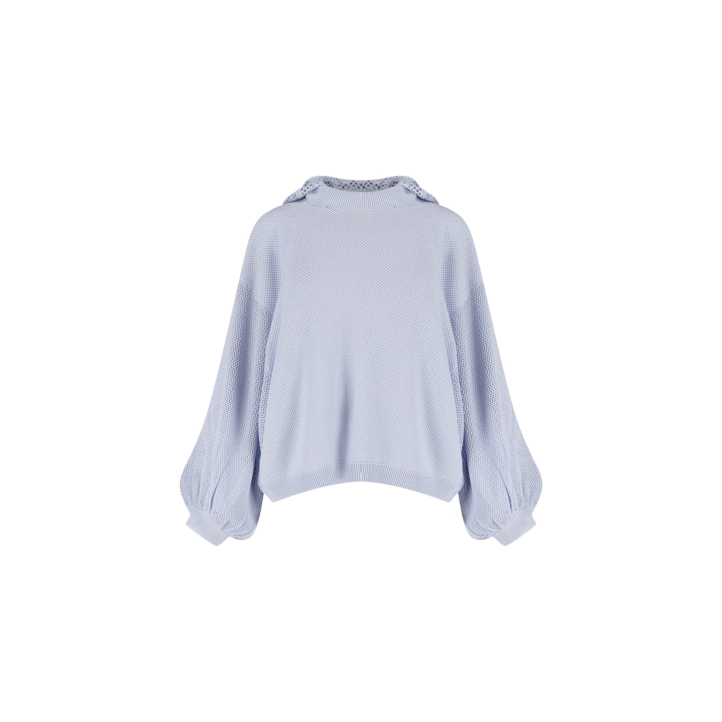 Bonnie Crochet Hood Jumper