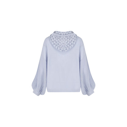 Bonnie Crochet Hood Jumper