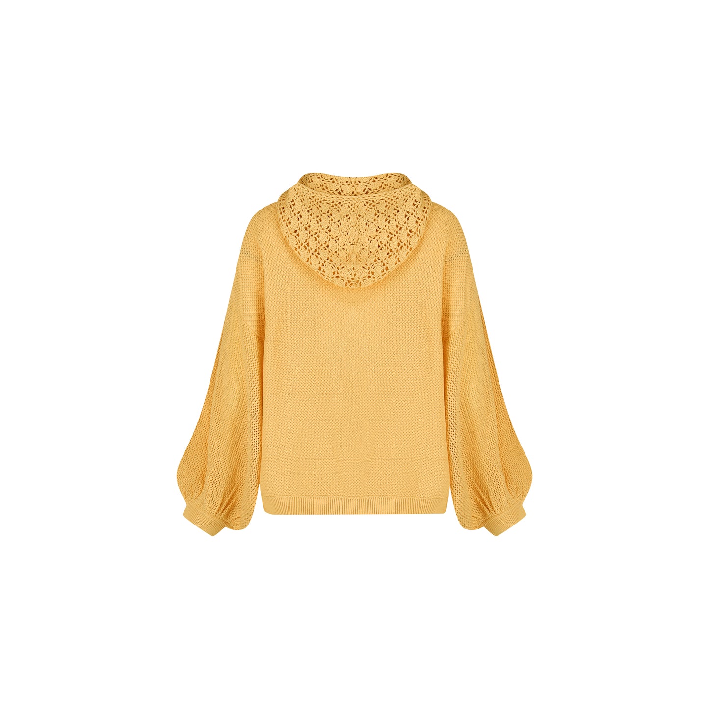 Bonnie Crochet Hood Jumper