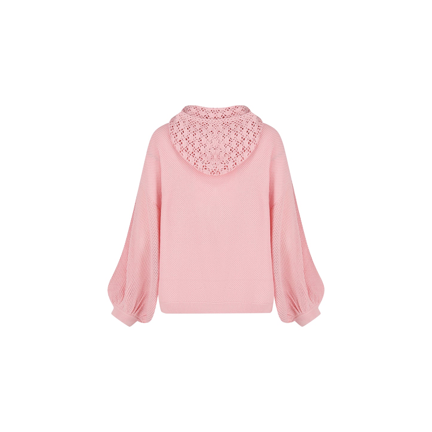 Bonnie Crochet Hood Jumper