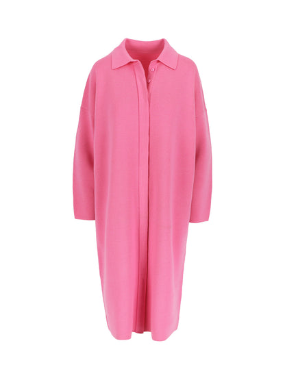 COLLARED LONG SLEEVE DRESS - ARCHIVE