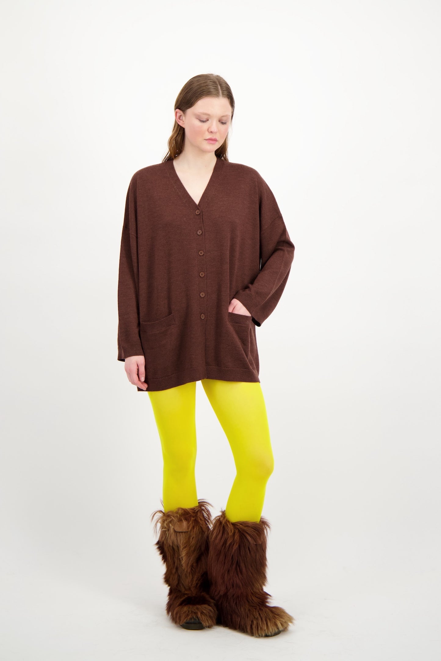 BONNIE BUTTONED LIGHT CARDIGAN - ARCHIVE