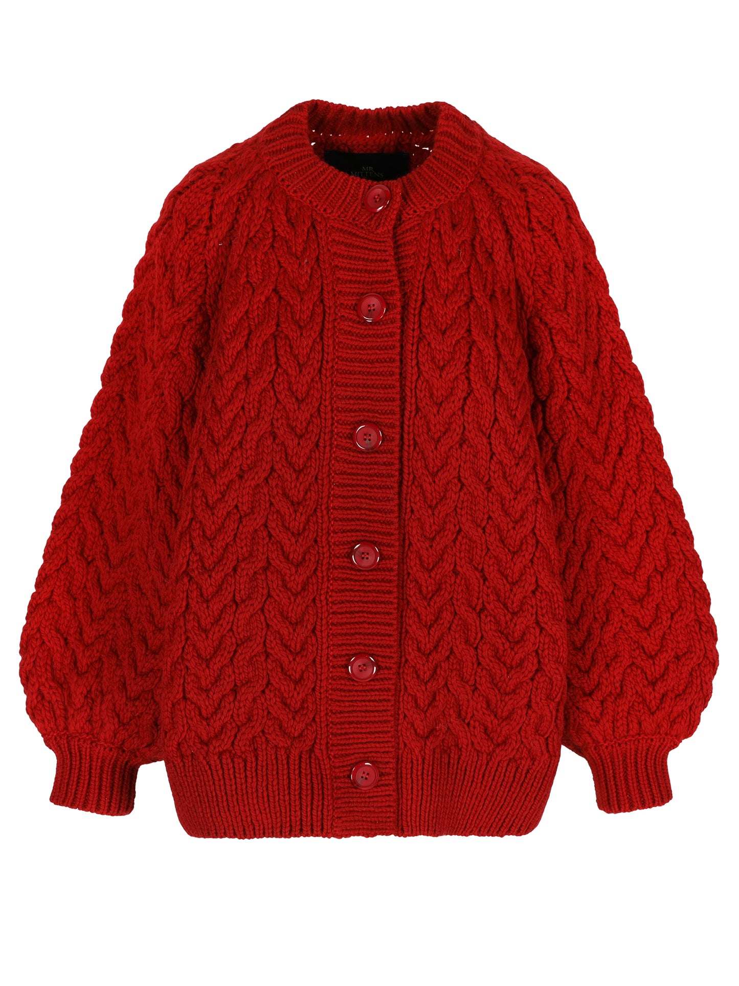 CABLE BUTTONED JACKET