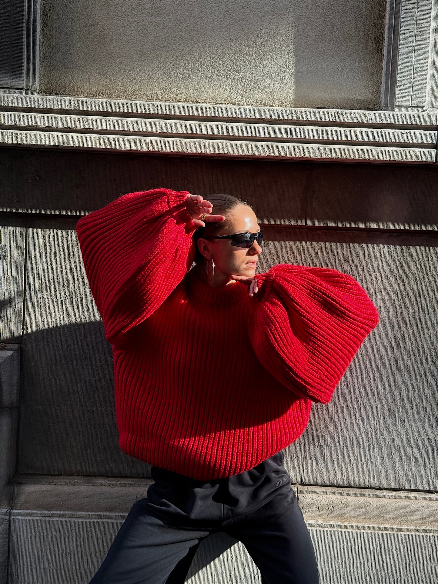 BALLOON FISHERMAN CREW NECK