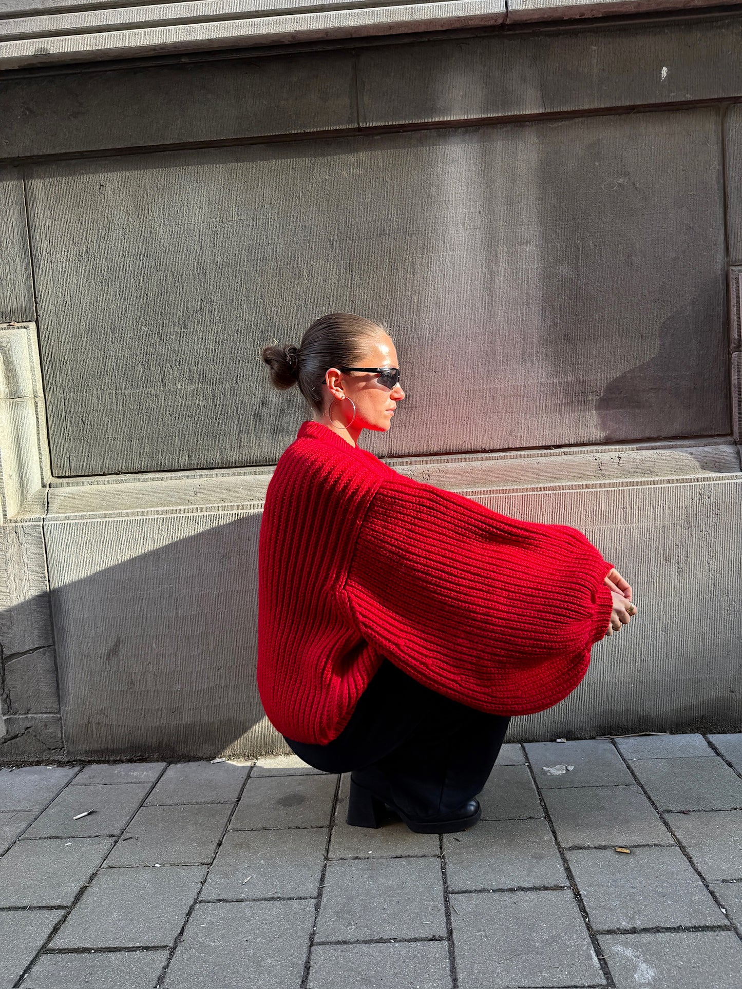 BALLOON FISHERMAN CREW NECK