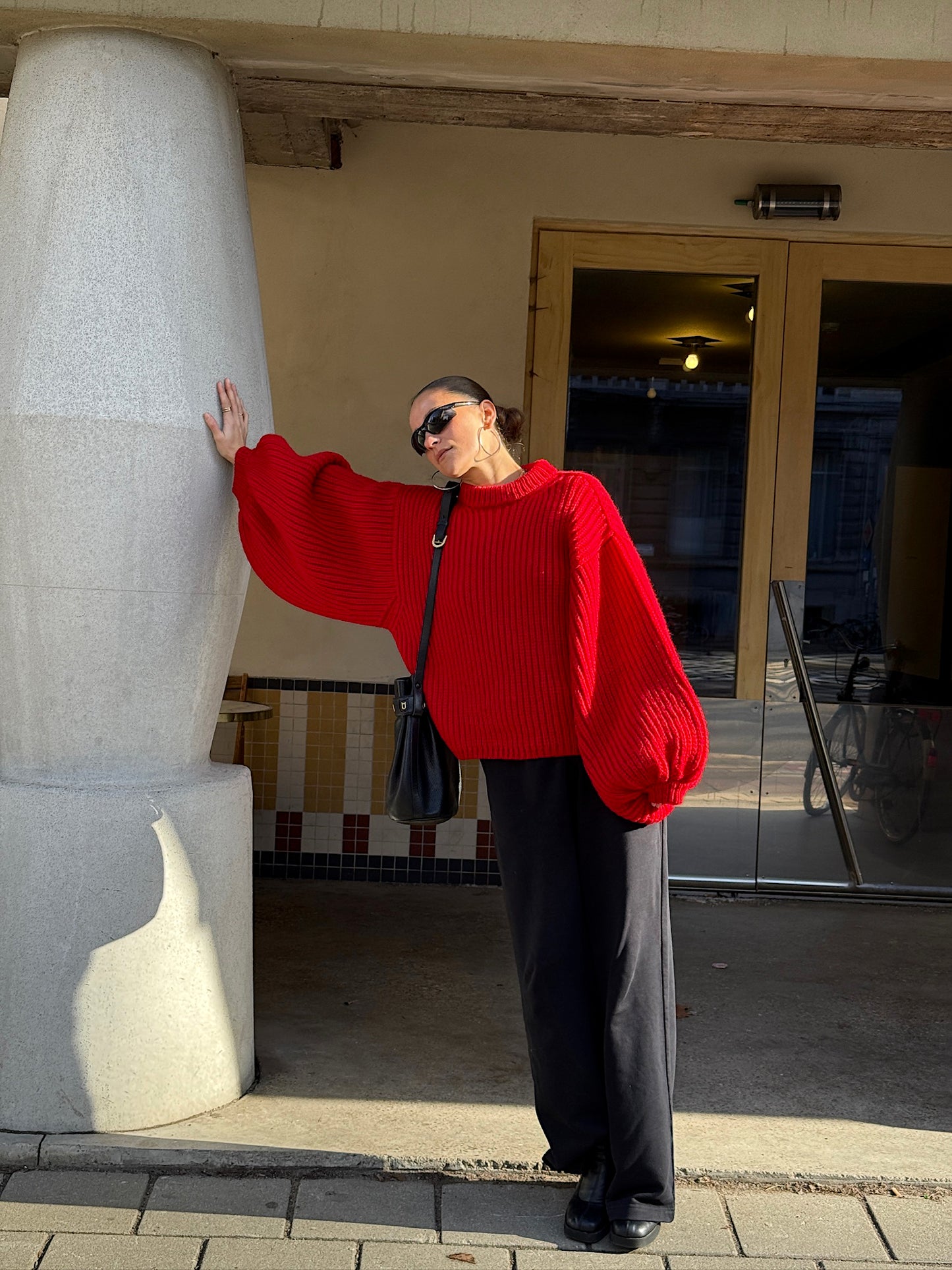 BALLOON FISHERMAN CREW NECK