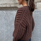 CROPPED FISHERMAN CARDIGAN