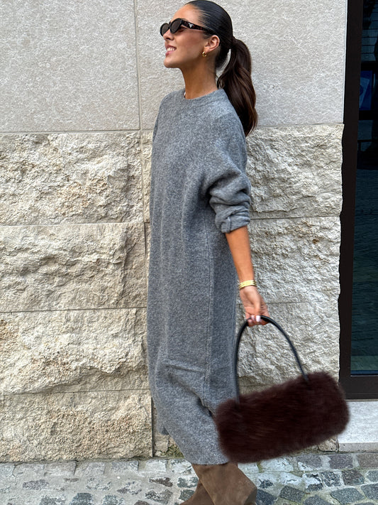 MAYA CREW NECK DRESS