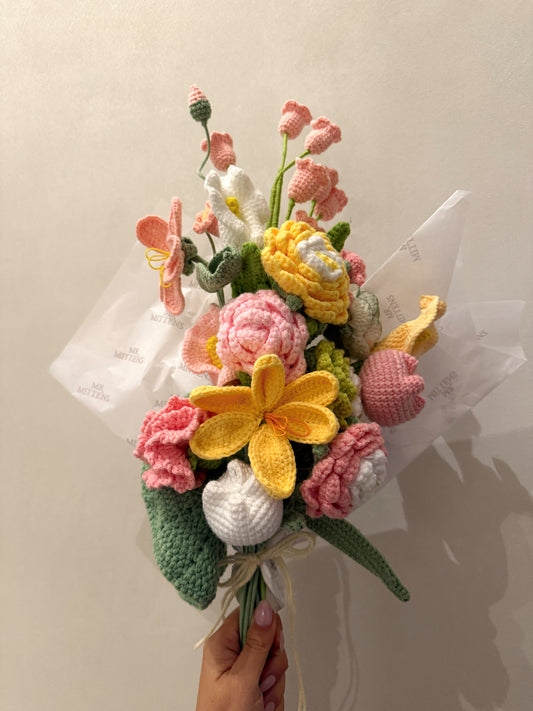 Flowers xl pink & yellow option 2