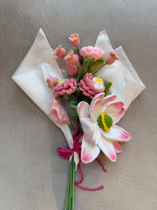 Flowers xl pink mix 10