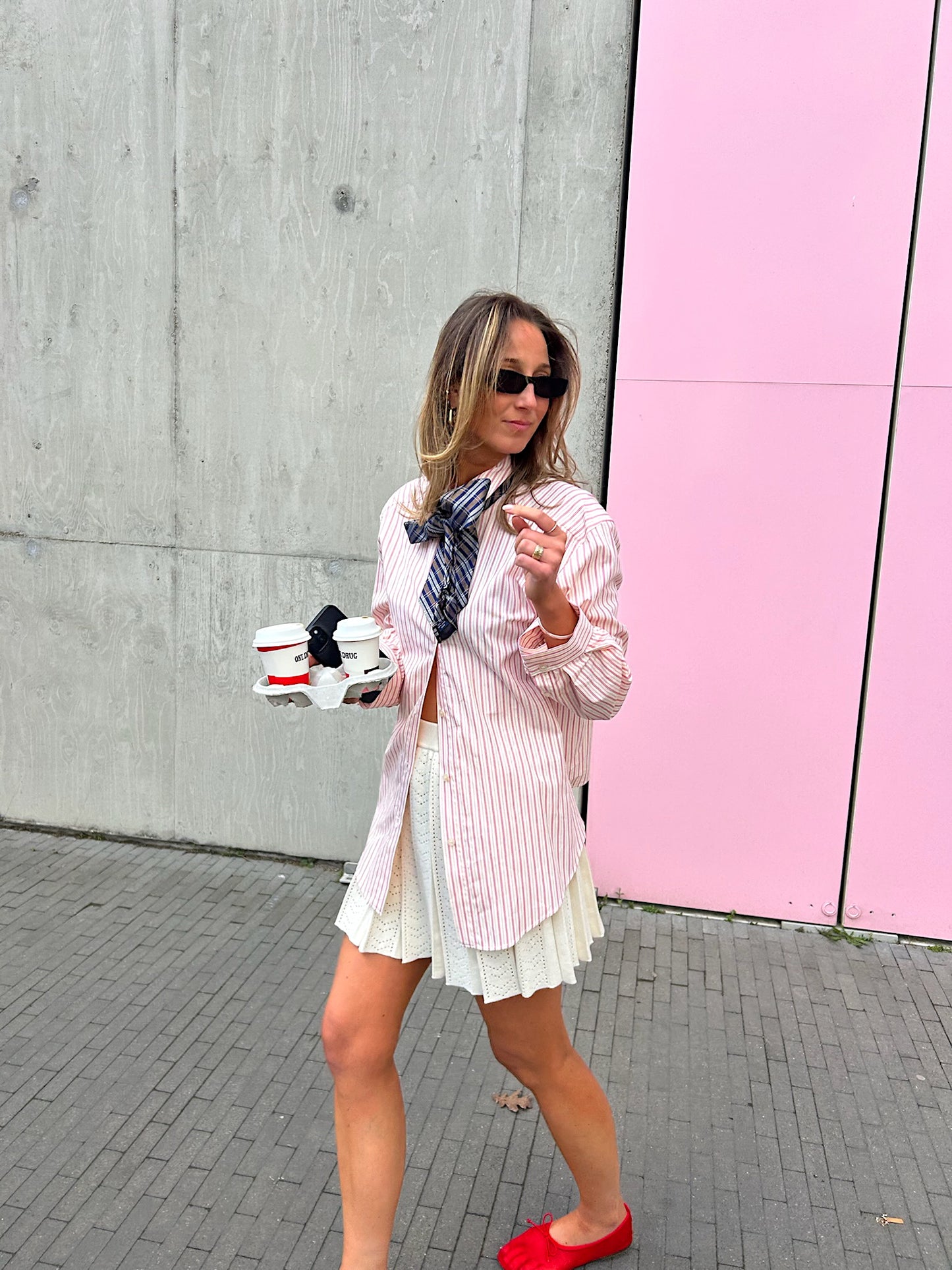 MARGOT MINI MONOGRAM SKIRT - ARCHIVE