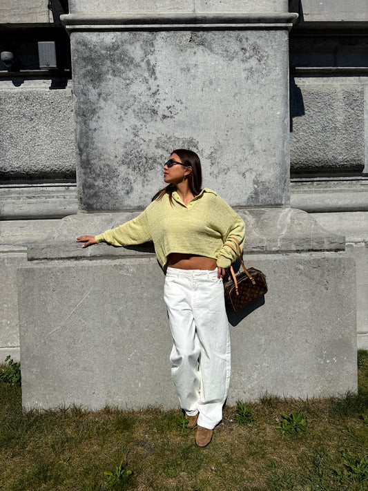 CAMILLA CROPPED POLO SHIRT  - ARCHIVE