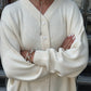 Belen V-Neck Knit Bomber