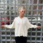 Belen V-Neck Knit Bomber