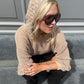 Bonnie Crochet Hood Jumper