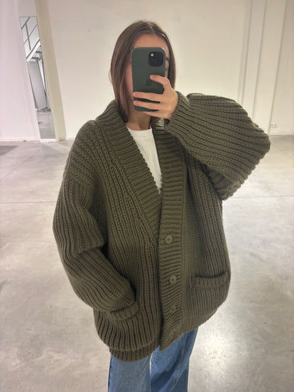 BREE BOXY CARDIGAN - ARCHIVE