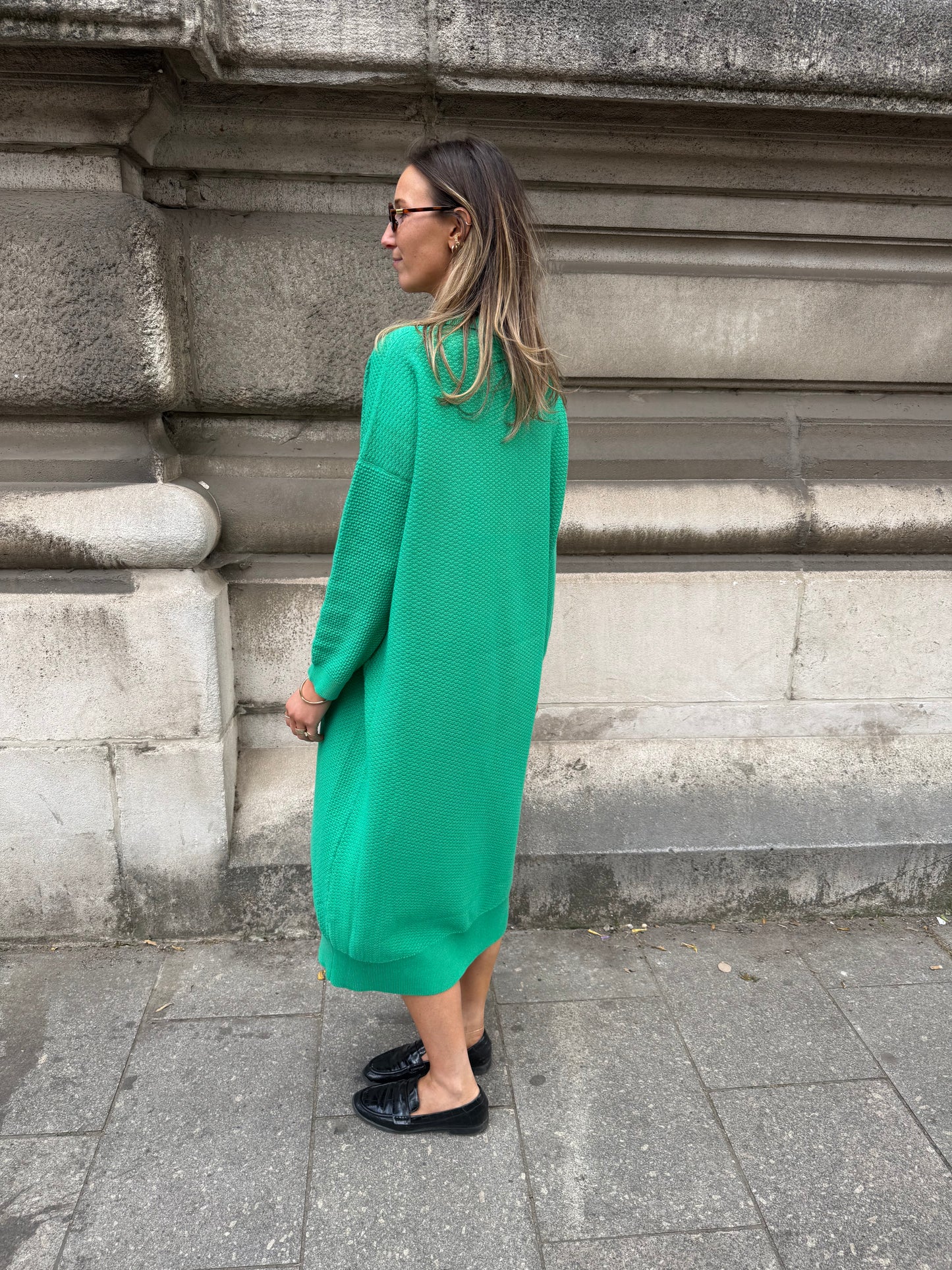TEXTURED POLO DRESS - ARCHIVE