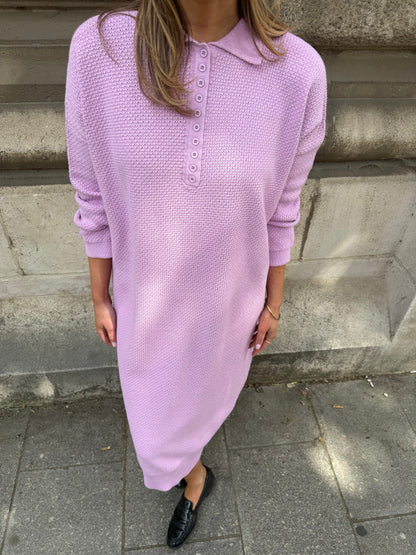 TEXTURED POLO DRESS - ARCHIVE