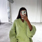 CHUNKY V NECK JUMPER - ARCHIVE