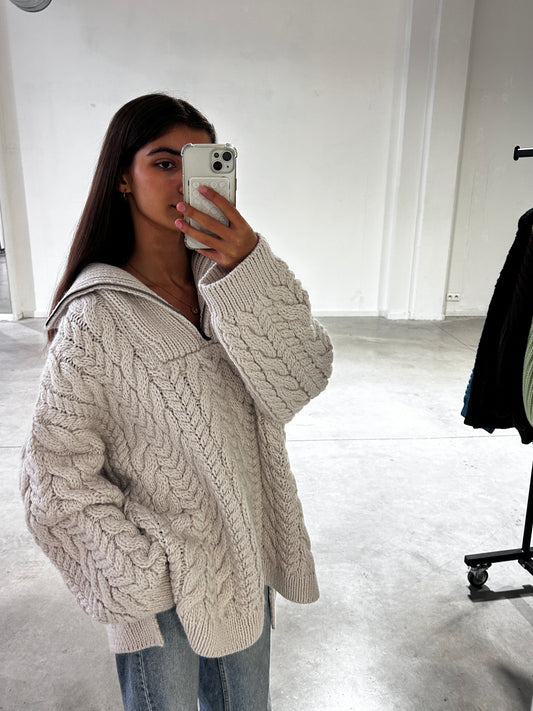 CABLE ZIP UP JUMPER - ARCHIVE