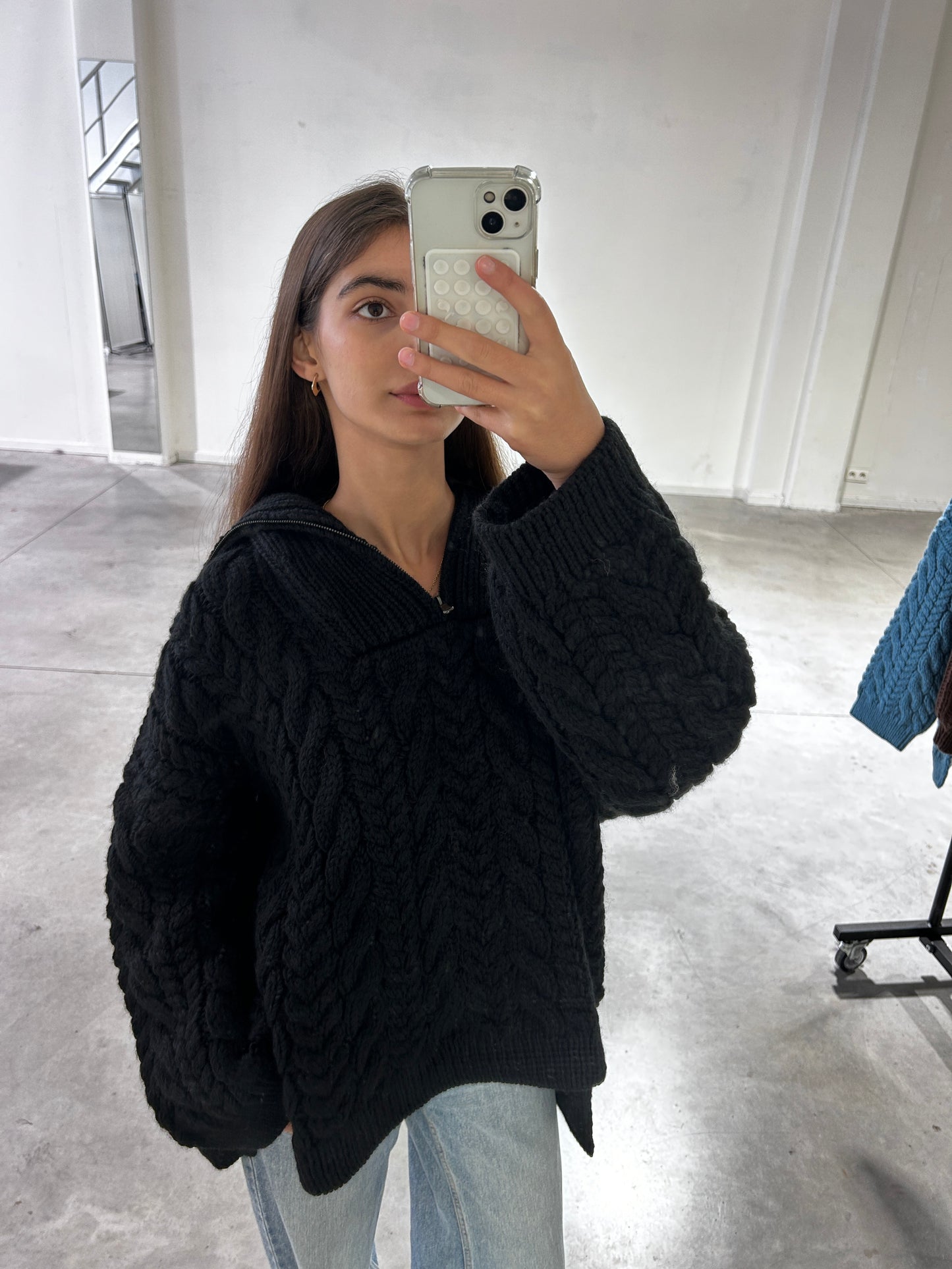 CABLE ZIP UP JUMPER - ARCHIVE