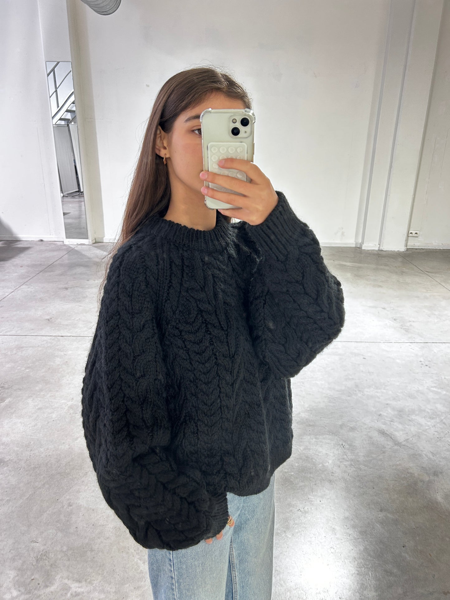 CABLE BRAIDED CREW NECK  - ARCHIVE