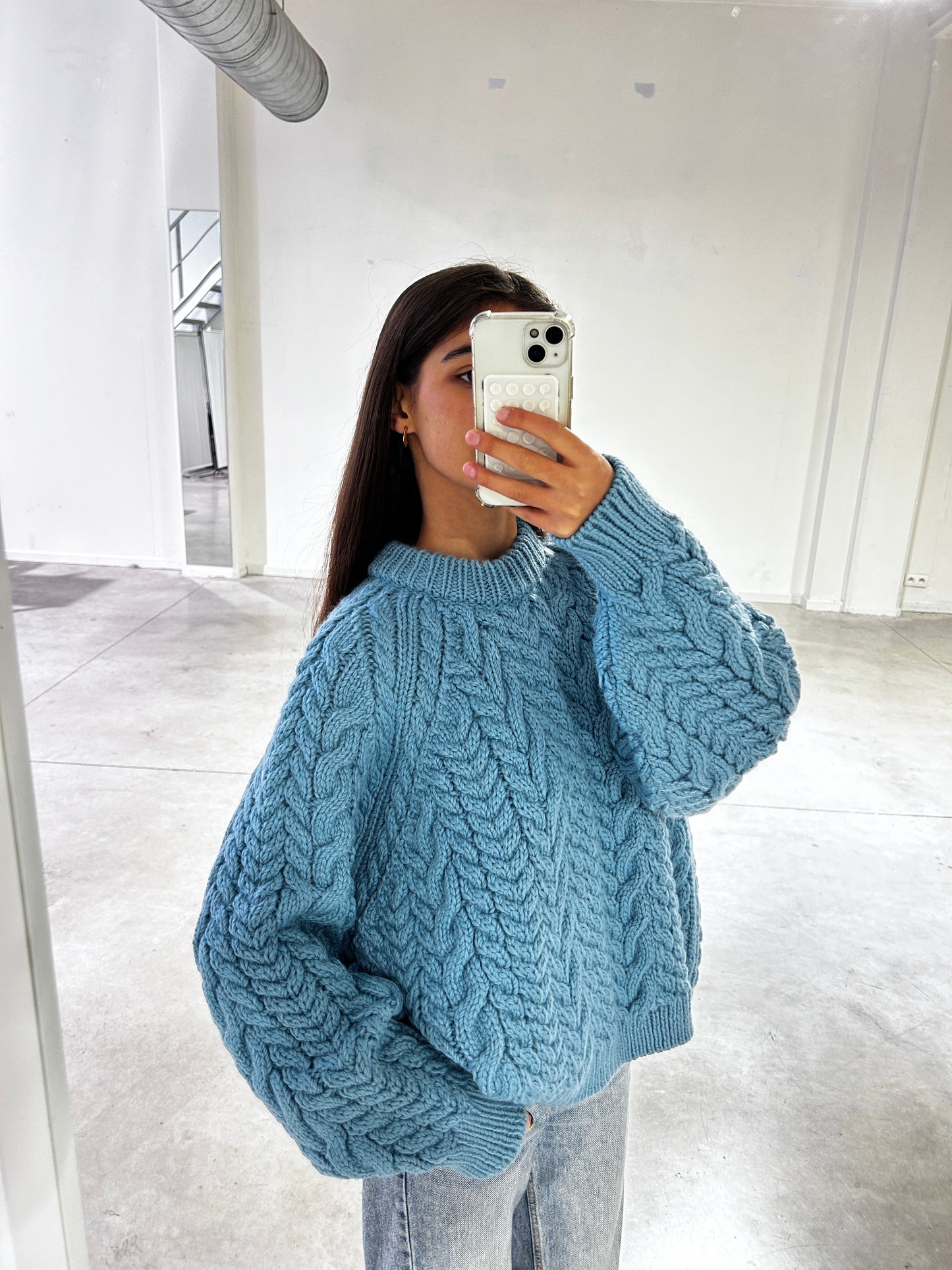 CABLE BRAIDED CREW NECK  - ARCHIVE