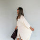 Berta Lace Knit Shirt Dress