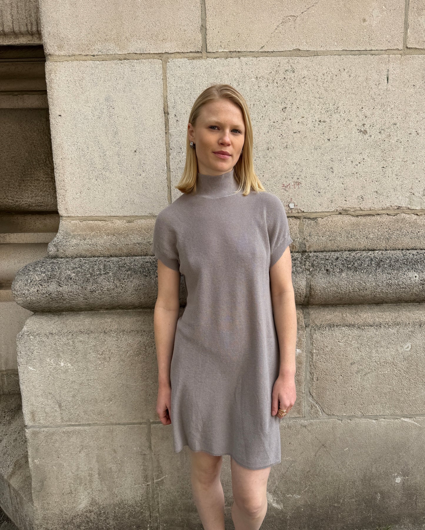BLAKE RIBBED MINI DRESS - ARCHIVE