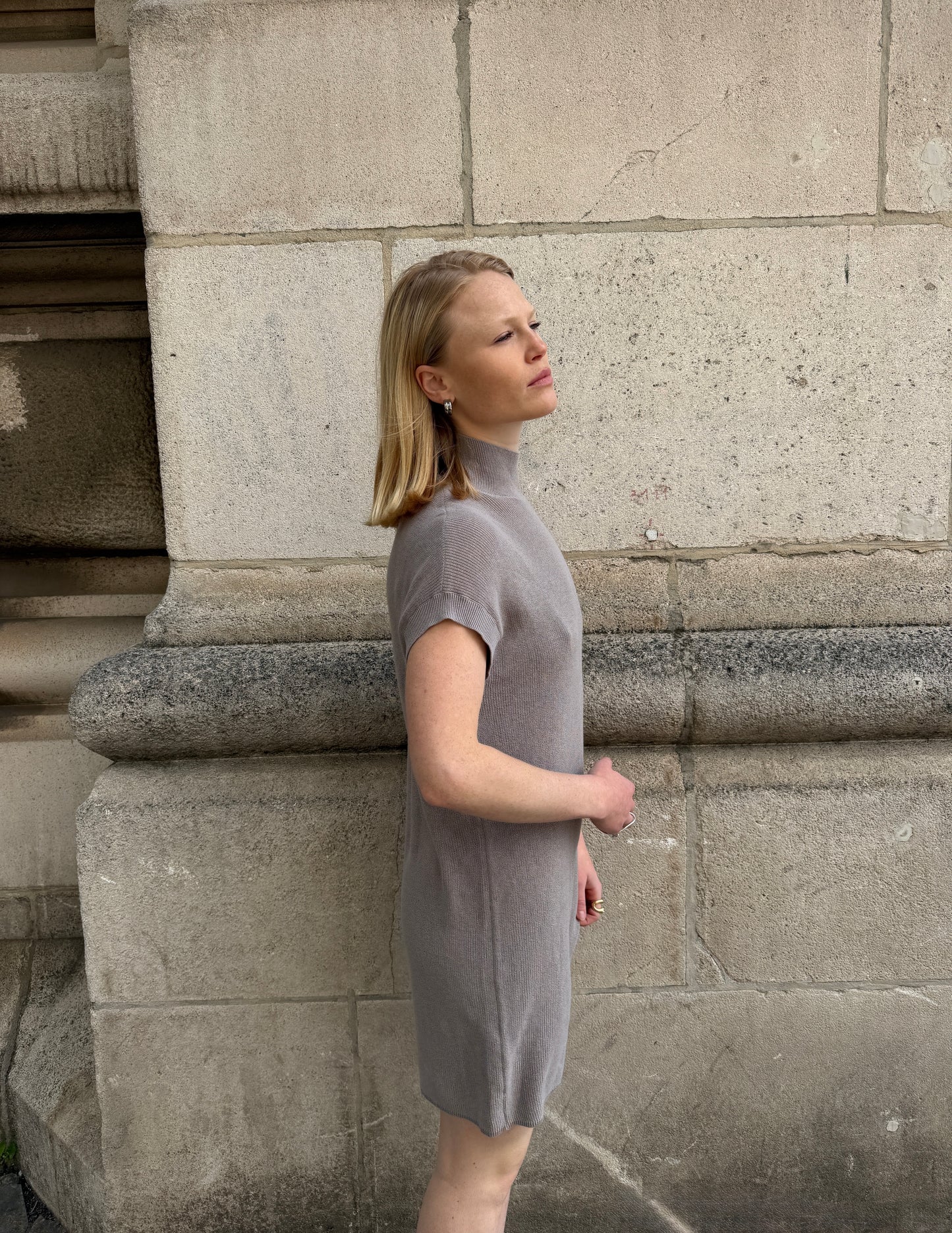 BLAKE RIBBED MINI DRESS - ARCHIVE