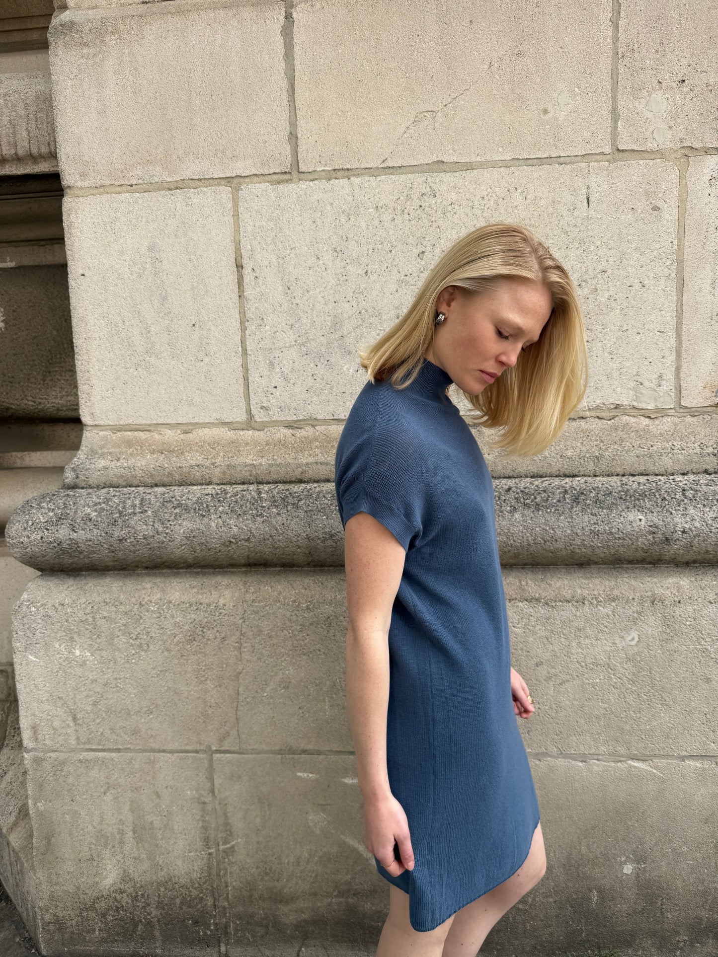 BLAKE RIBBED MINI DRESS - ARCHIVE