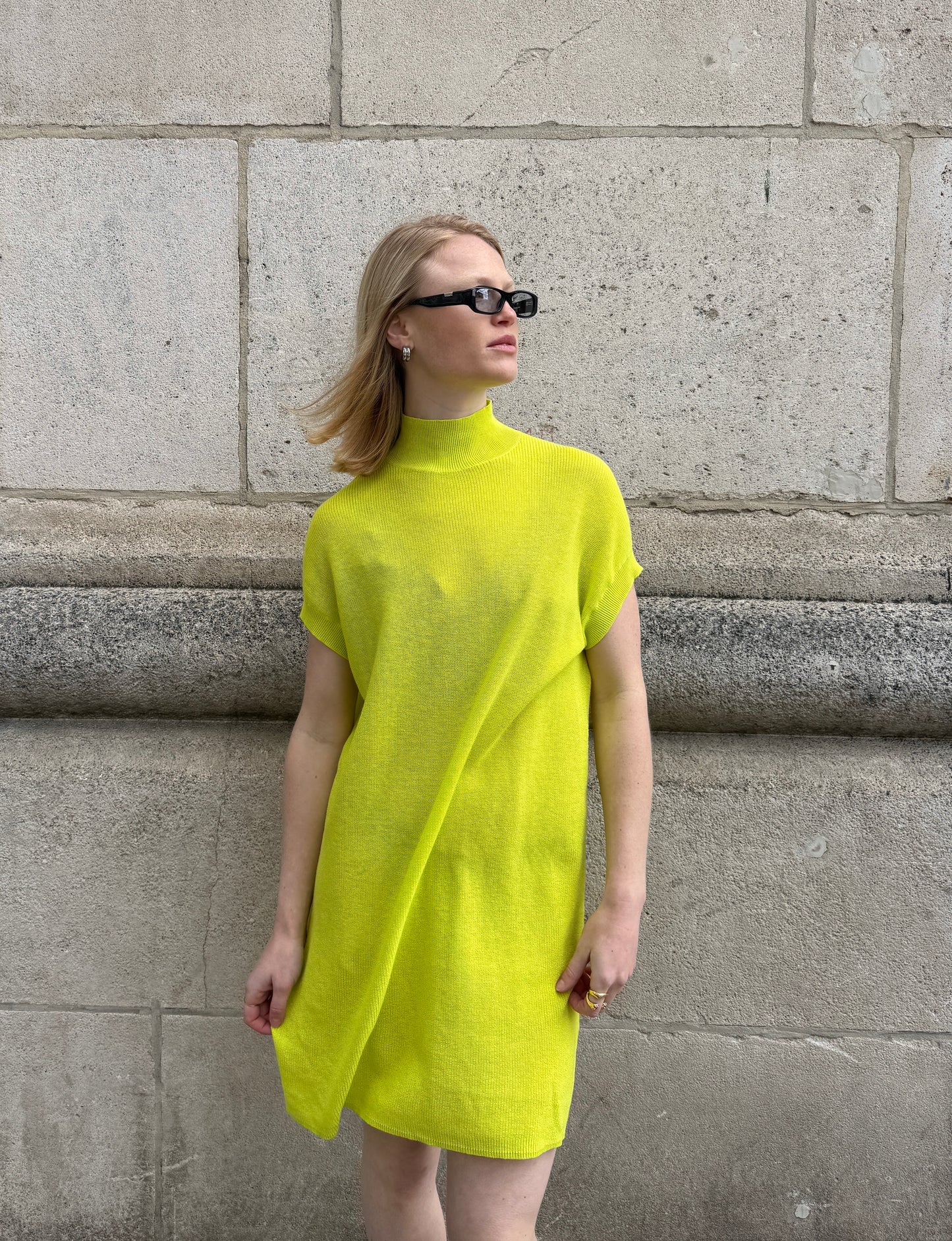 BLAKE RIBBED MINI DRESS - ARCHIVE