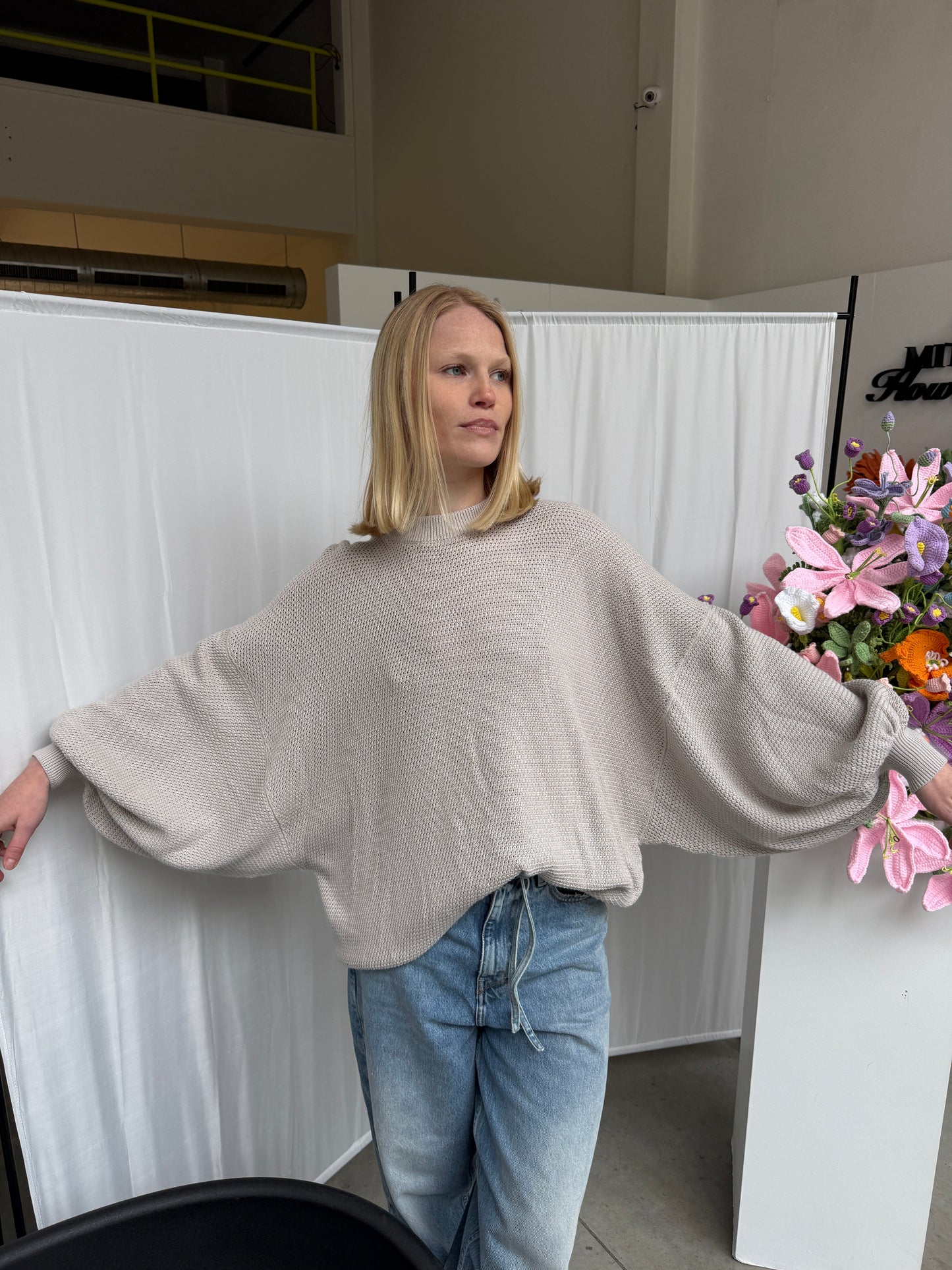 BALLOON SLEEVE JUMPER - ARCHIVE
