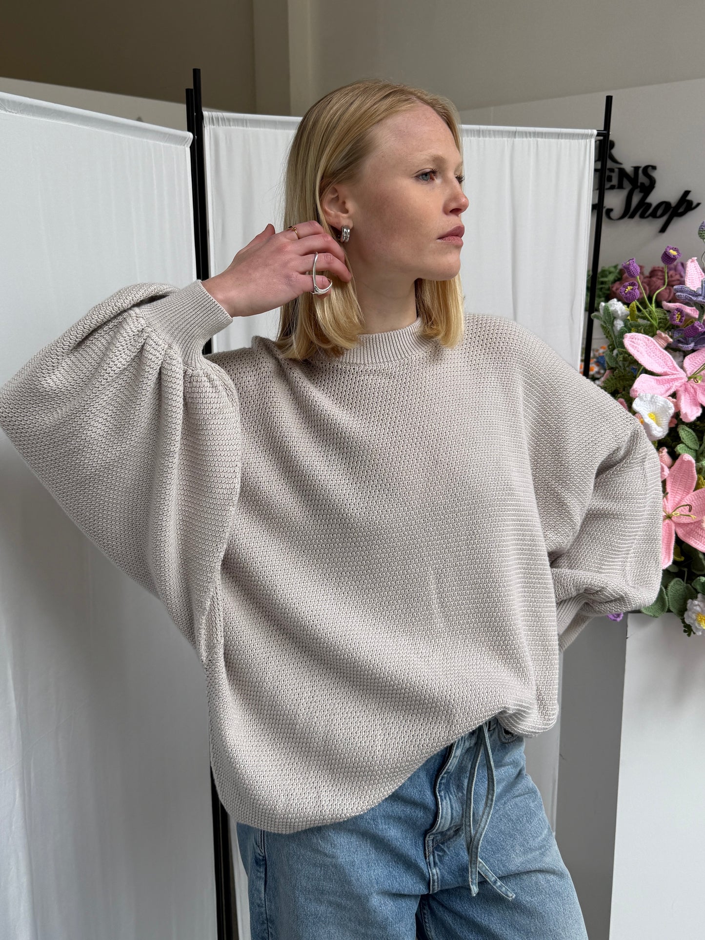 BALLOON SLEEVE JUMPER - ARCHIVE