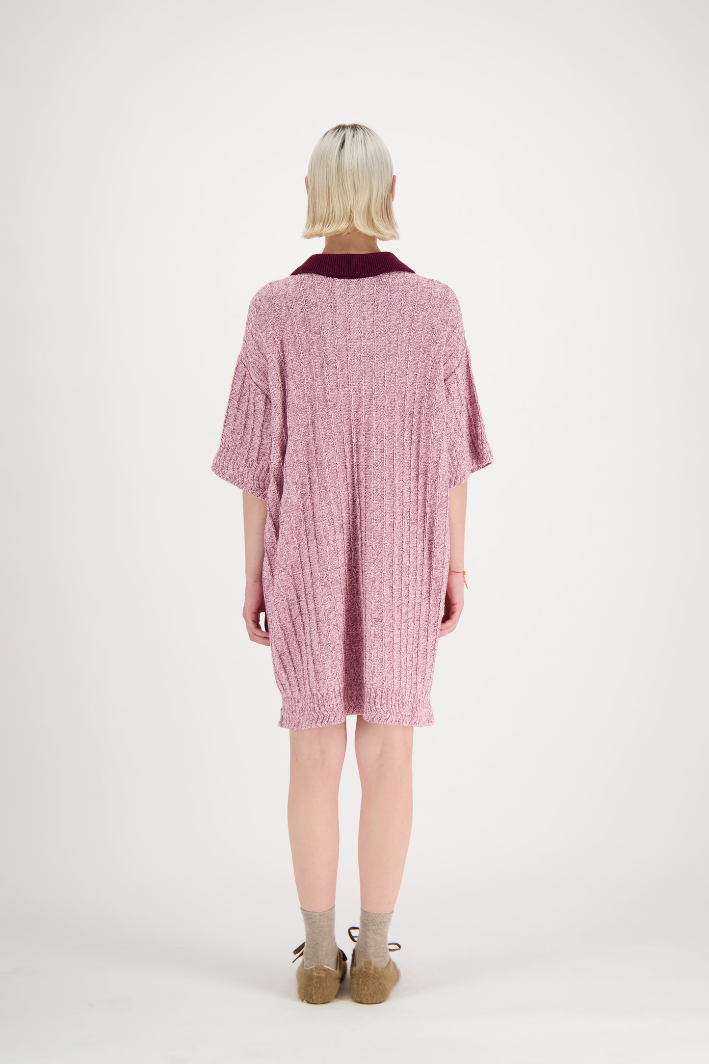 Ivy Ribbed Polo Dress