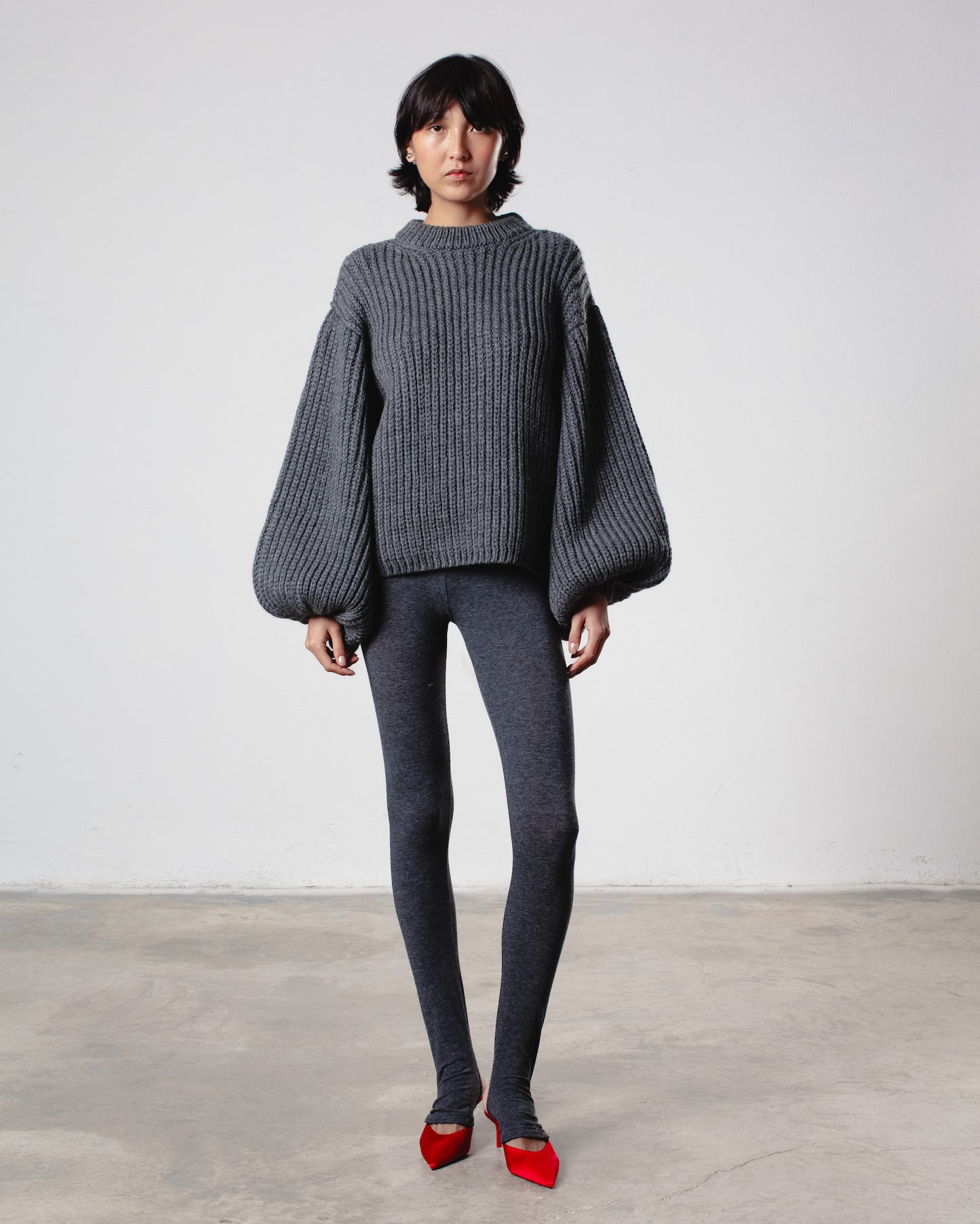 BALLOON FISHERMAN CREW NECK