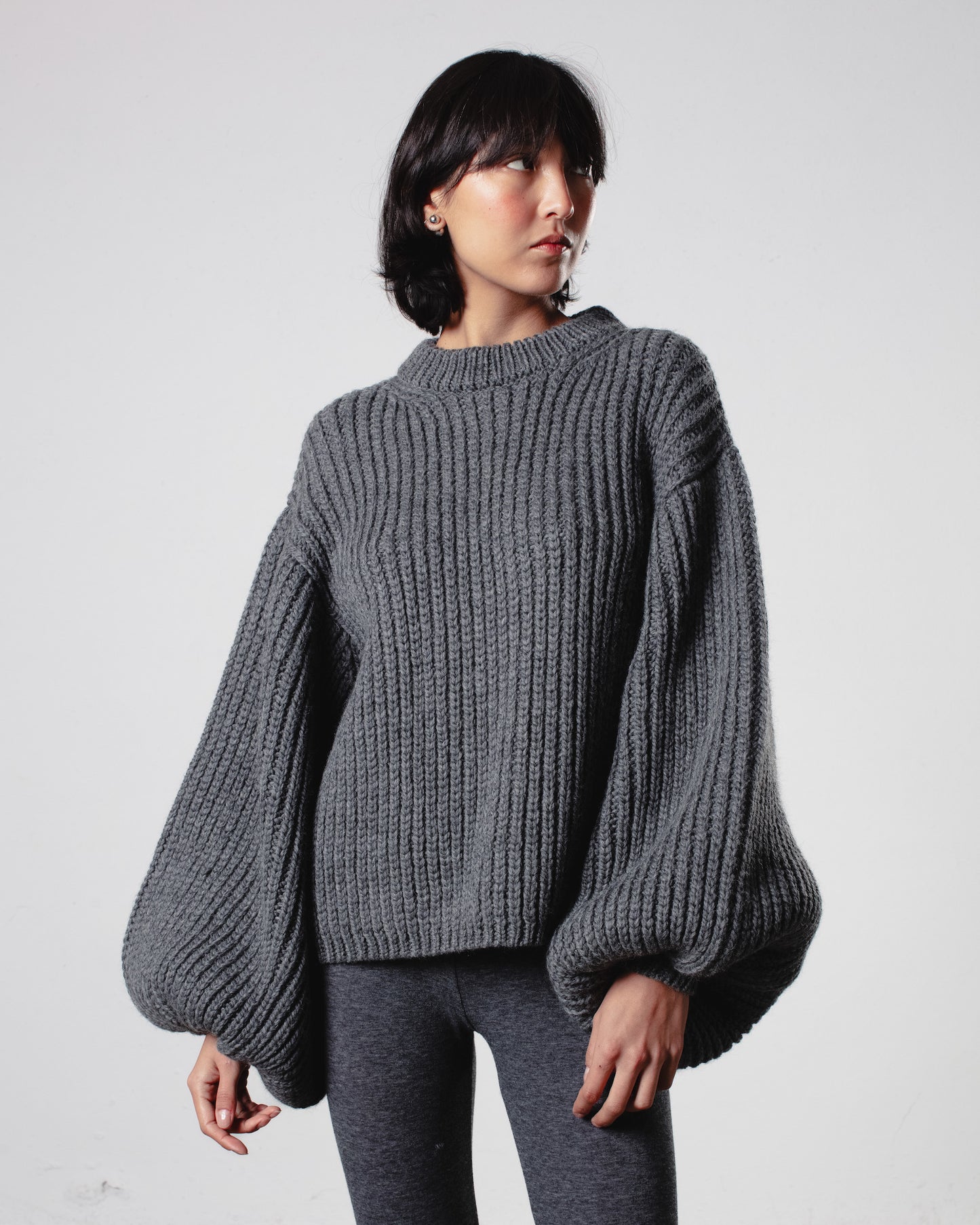 BALLOON FISHERMAN CREW NECK